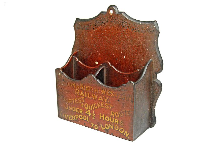 Handbill rack, London & North Western Railway