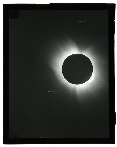 Solar corona during an eclipse