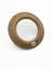 Convexo convex lens 3 3/8" diameter, wooden frame