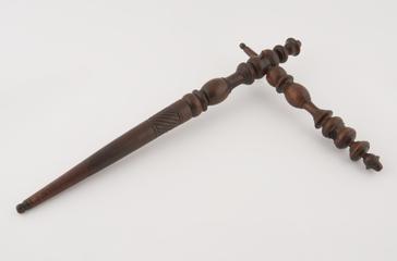 Distaff of Wooden Spinning Wheel
