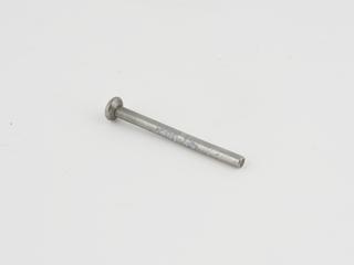 Pin, bracket and helical spring, for knitting machine