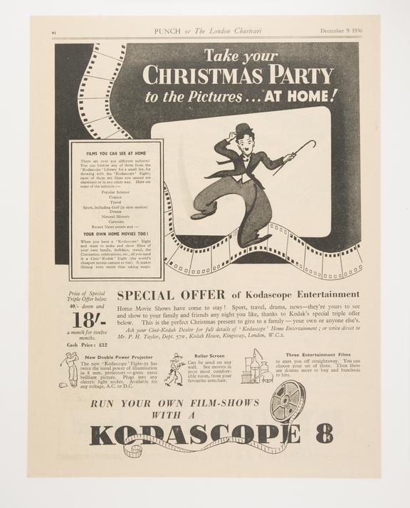 Print advertisement from Punch