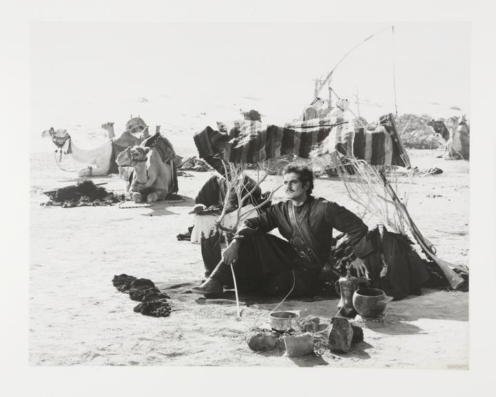 Photograph of Omar Sharif as Sherif Ali in 'Lawrence of Arabia'