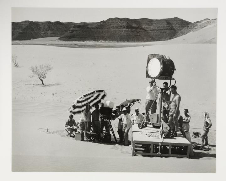 Location shooting for 'Lawrence of Arabia', 1962