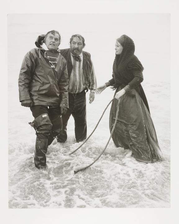 Photograph of David Lean directing Sarah Miles and Leo Mckern