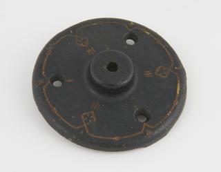 Low level thread stand for use with the Leicester Stocking Knitting Machine