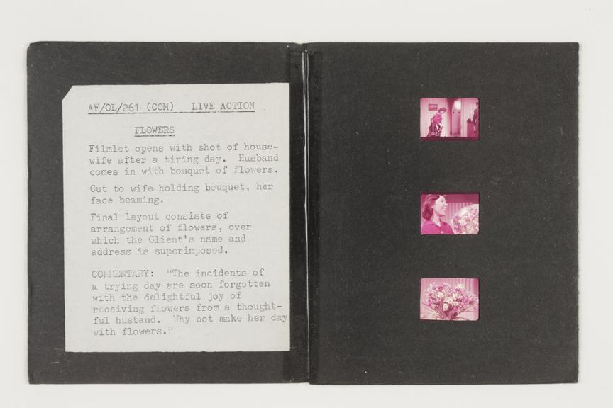 Synopsis and sample for cinema advertising film