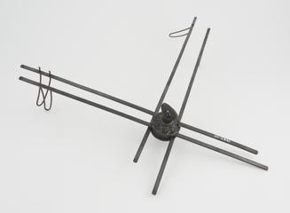 Component of low level thread stand for use with the Leicester Stocking Knitting Machine