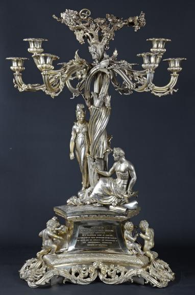 Epergne presented to Robert Stephenson