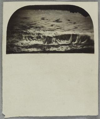 Experimental uranium print of seaside