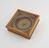 Experimental compass in wood and glass display box, 6, unsigned