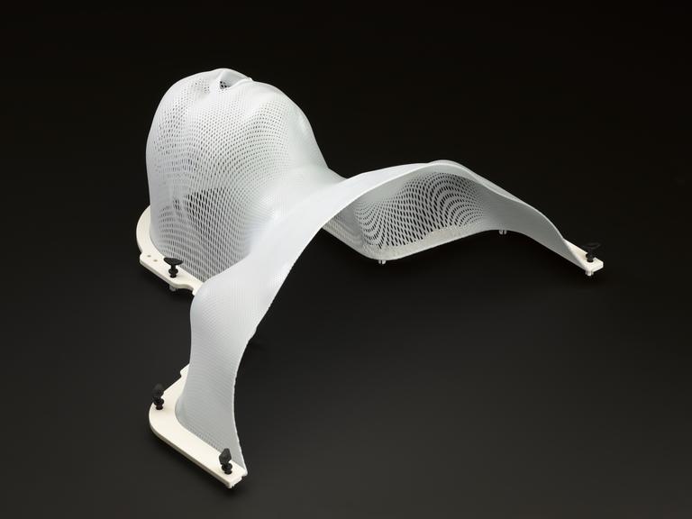 Thermoplastic radiotherapy mask | Science Museum Group Collection