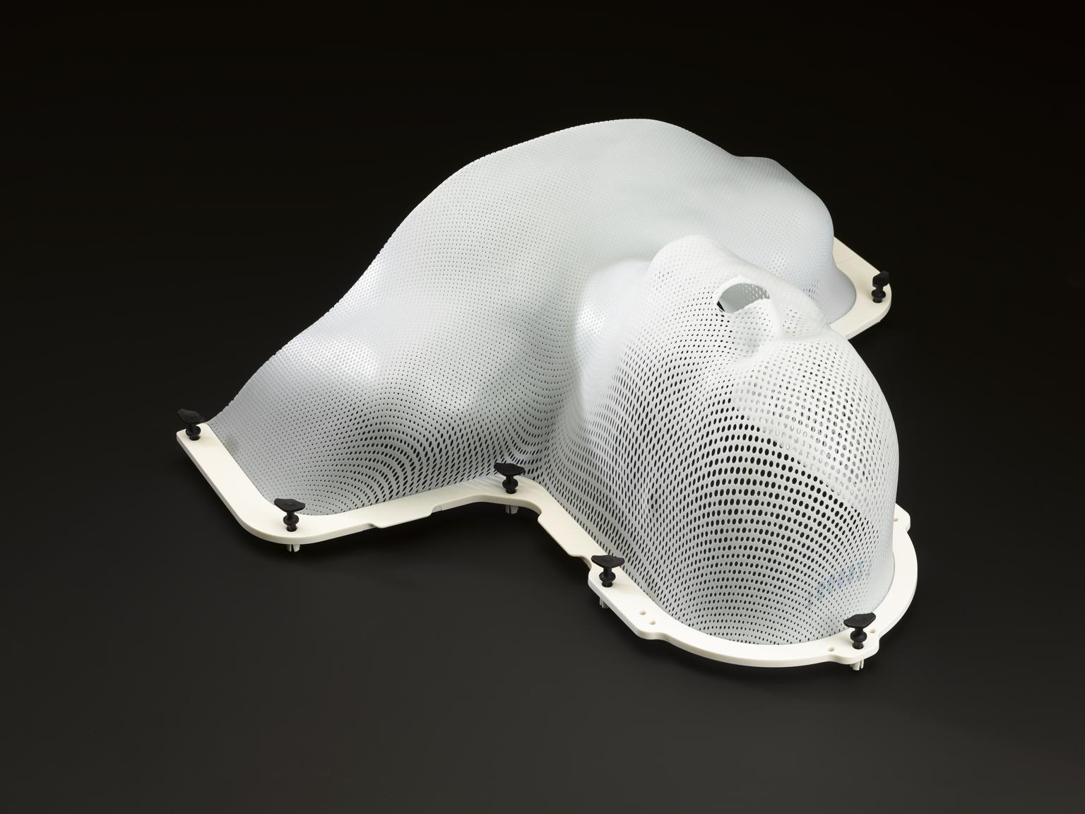 Thermoplastic radiotherapy mask | Science Museum Group Collection