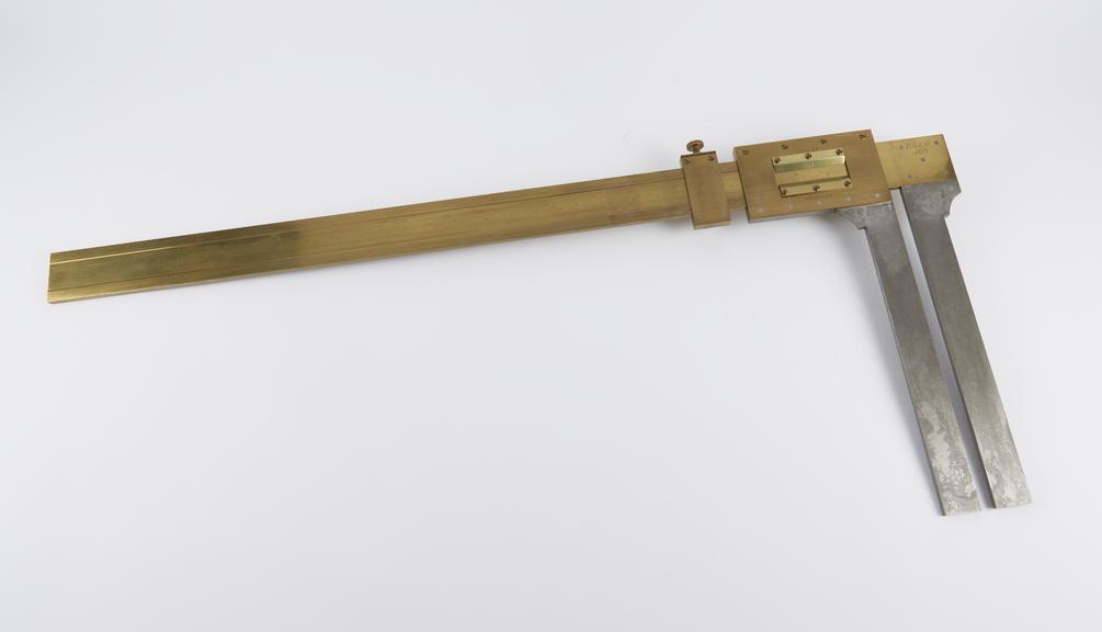 Large vernier calliper by Troughton and Simms, mid 19th century