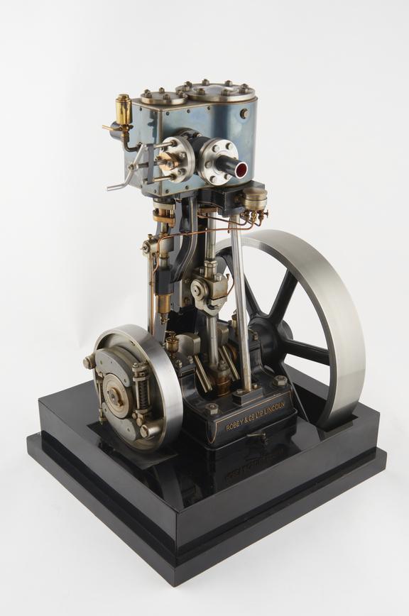 Model Robey open type single cylinder vertical high speed steam