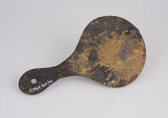 Liner's palette as used by a wheelwright.