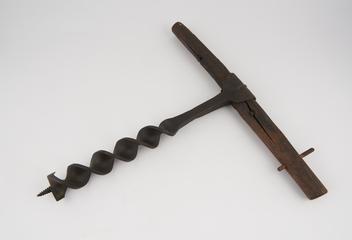 Wheelwright's auger, for boring 1 5/8" diameter holes