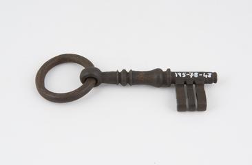 Old key, with ring in handle