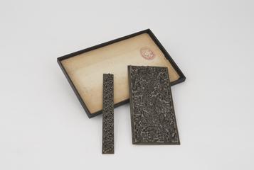 Calico Printing Blocks and Case