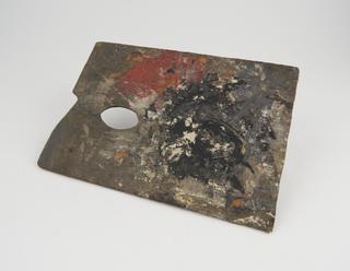 Writer's palette as used by a wheelwright