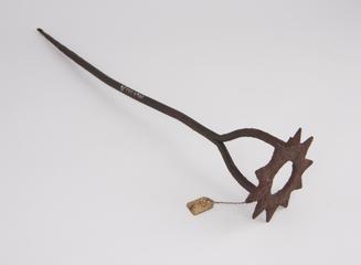 Cattle branding iron (with star design)