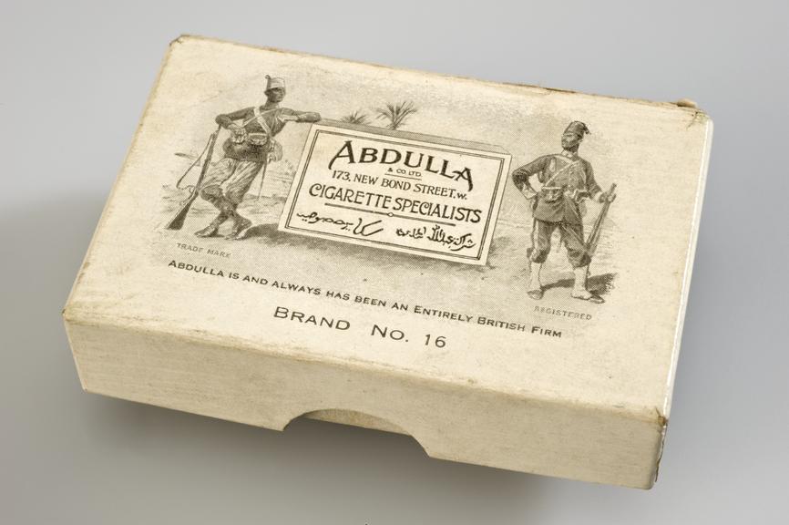 abdulla cigarettes Packet of Ten 'Abdulla' Cigarettes