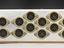 DIN patchboard used by electro-acoustic musician Hugh Davies