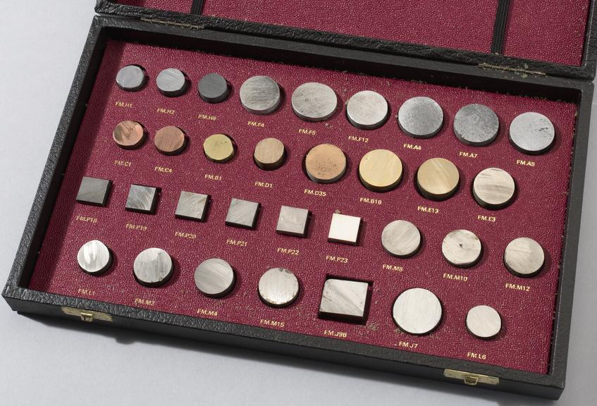 Science Metal Sample Set of metallurgical specimens | Science Museum Group Collection