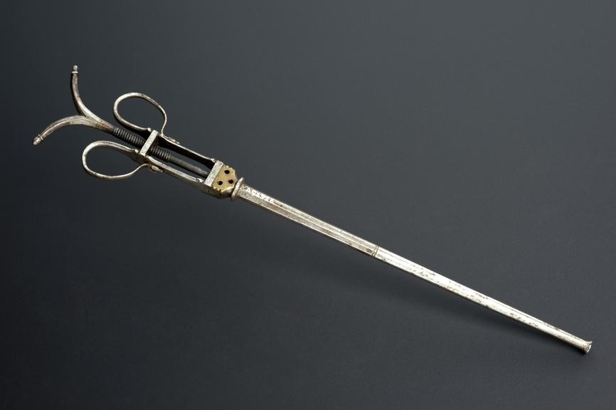 Bullet extractor, 16th century, steel and brass