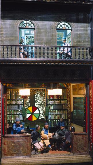 A model of a pharmacy in Canton, China