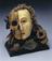 Wax model of a female head depicting life and death, European