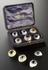 Ten assorted artificial eyes, London, England, 1870-1920