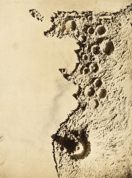 One of 15 assorted photographs of Nasmyth's crater models