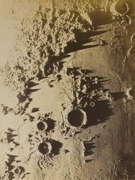 One of 15 assorted photographs of Nasmyth's  crater models