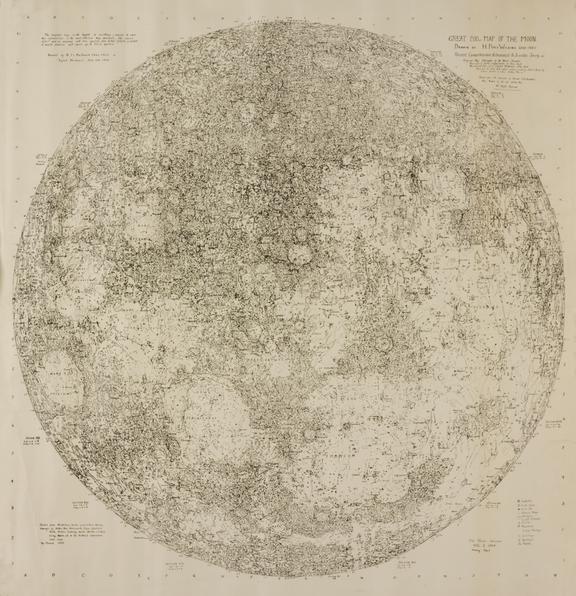 30-inch reproduction of a 200-inch Map of the Moon