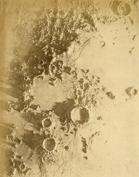 One of 15 assorted photographs of Nasmyth's crater models