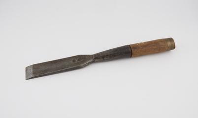 Socket firmer chisel, 1 1/2" used by wheelwright