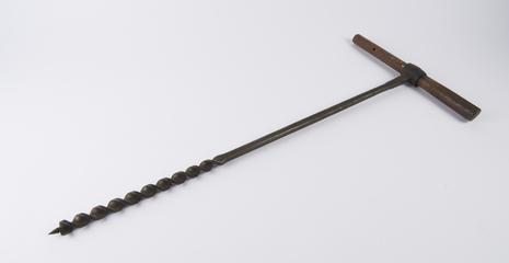 Scotch barrel-eye auger 3/4" (full), with handle