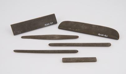 6 Emery composition lathe operated files