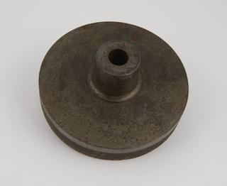 Emery composition lathe operated grinding wheel