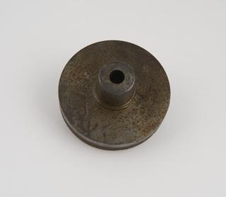 Emery composition lathe operated grinding wheel