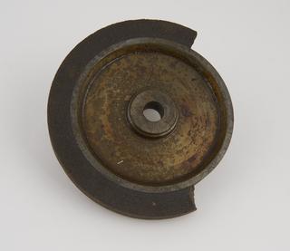 Emery composition lathe operated grinding wheel