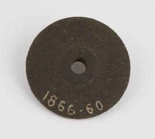 Emery composition lathe operated grinding wheel