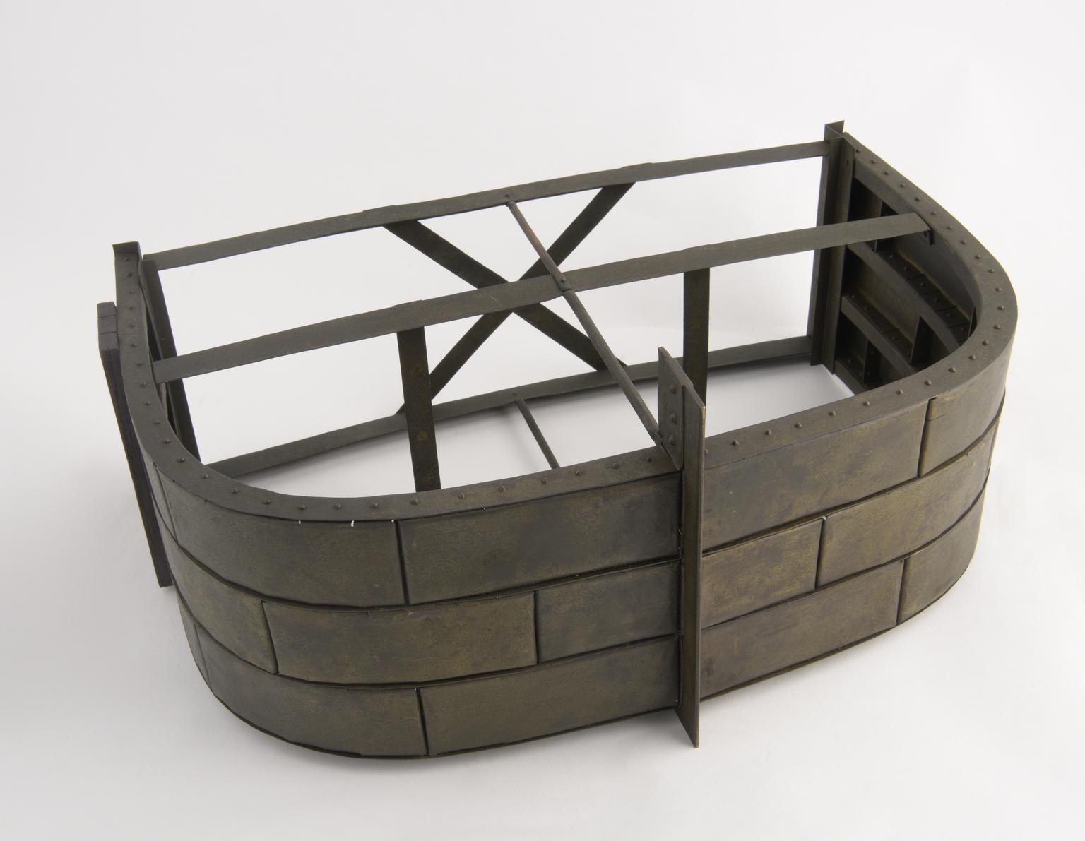Model of midship section of a composite ship | Science Museum Group ...