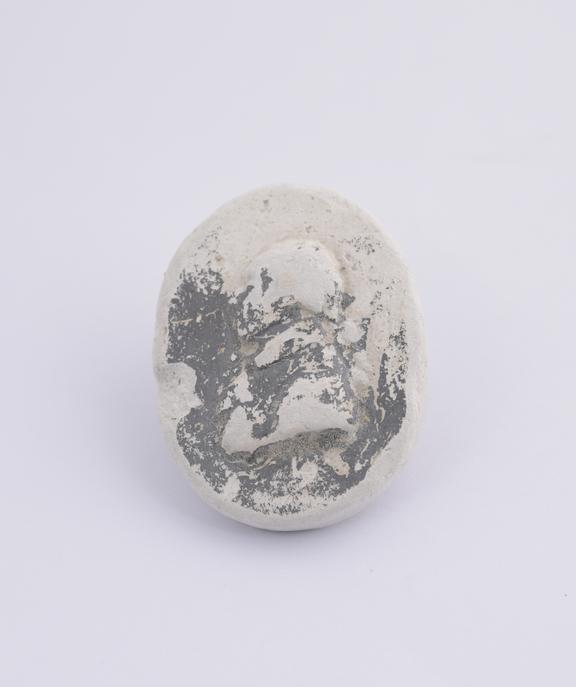 1 Miniature plaster cast of James Watt oval 1 1/8 x 7/8''
