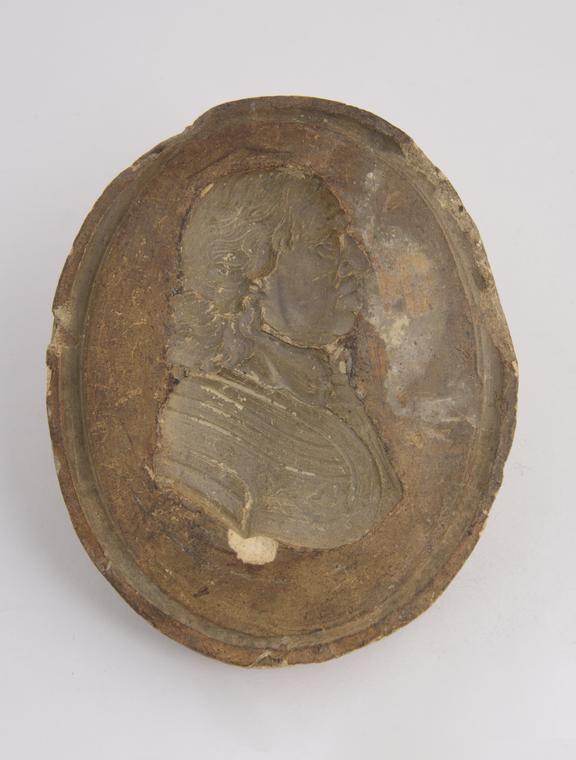 1 Plaster mould of Cromwell, Oliver