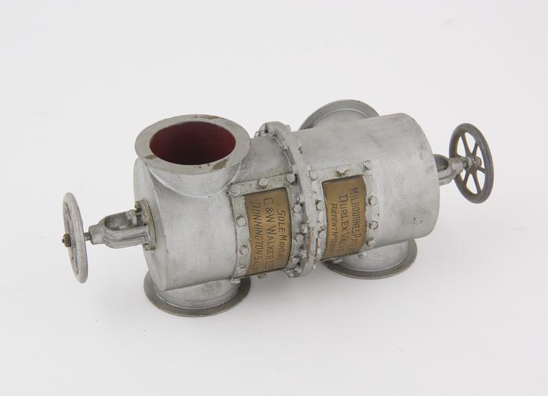 Model of Milbourne Duplex purifier valve.