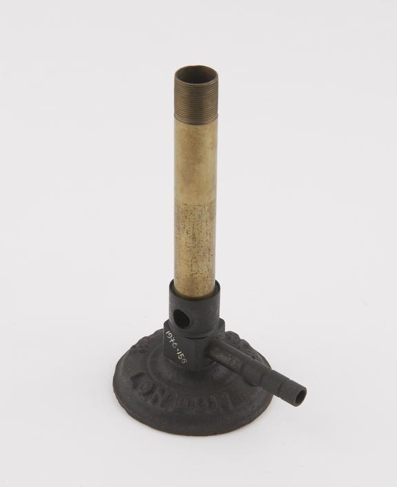 5 diameter bunsen burner by F.E. Becker and Co. London, c.1900.'