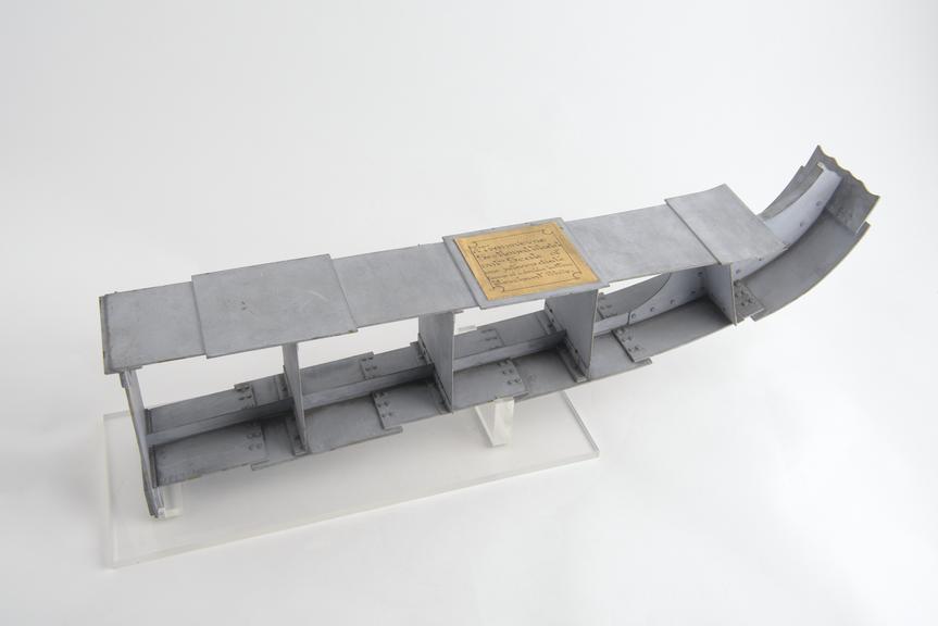 Model section of a double bottom merchant ship | Science Museum Group ...