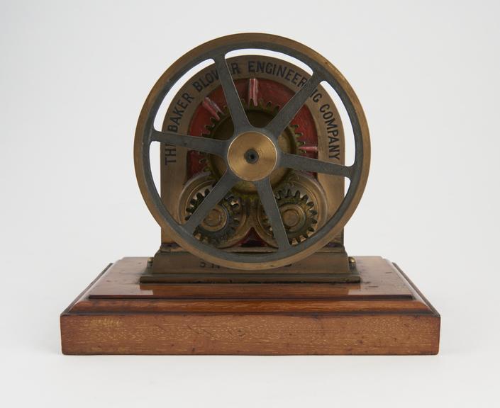 Sectional model (scale 1:8) of Bakers Rotary pressure blower